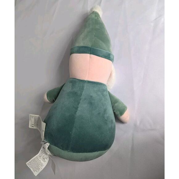 Miniso Life Plush Green Santa Claus Soft Rare Christmas Holiday Toy Elf Tags - Picture 2 of 6